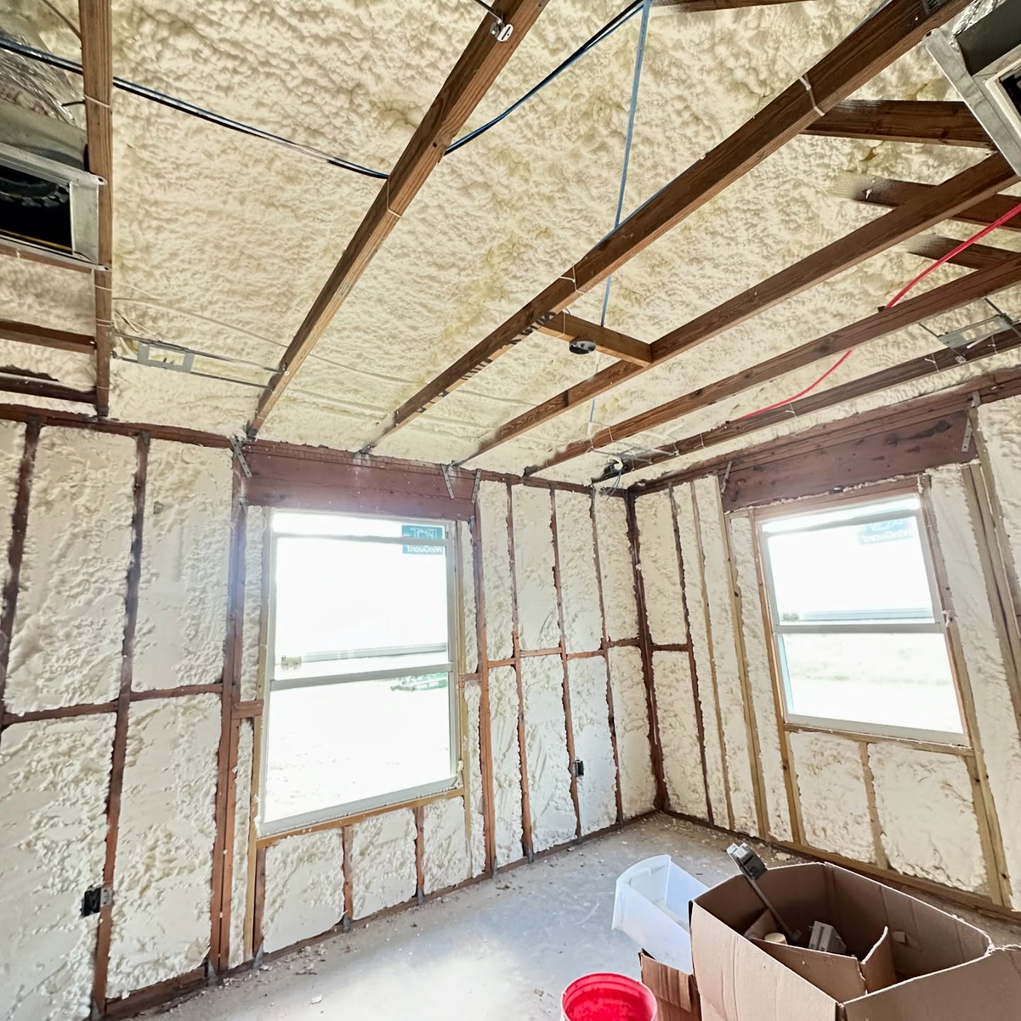 Contaminated insulation removal