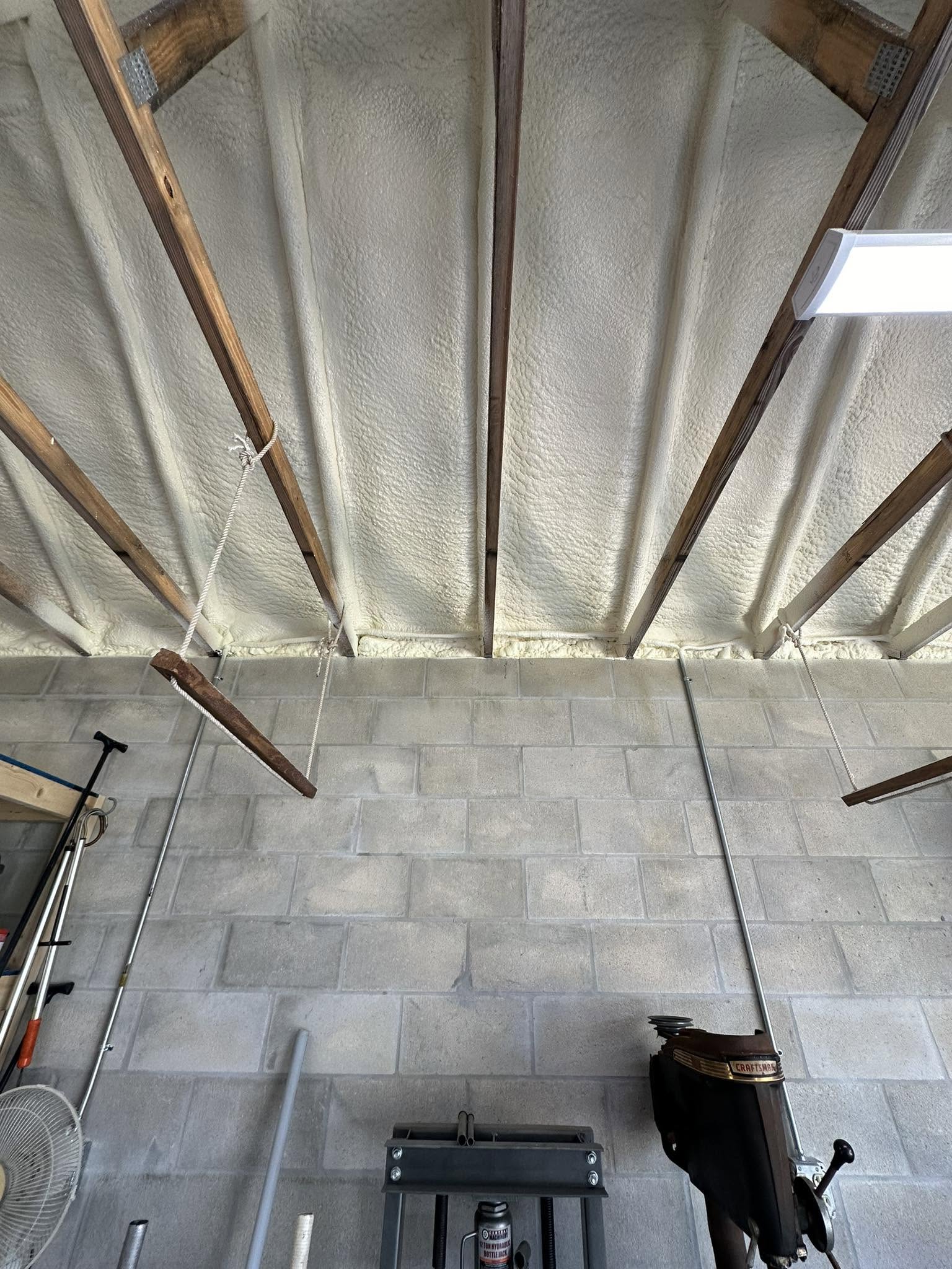 Foam application in new construction